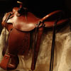 Maker Keith Valley - Custom 3-B saddle - In-skirt 7/8ths riggin - Gullet - 7 and 1/2H by 6 and 1/4W by 4 Horn - 2 and 1/2 inch Metal Dally Horn - North West Quarter horse bars - 7/8ths flat plate - 16 inch inlaid padded seat - Cantle 12 and 1/2 inch wide by 4 inch high with 1 and 3/4 inch Cheyenne Roll